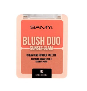 Rubor 2 en 1 Sunset Glam  Ginger Crush Samy
