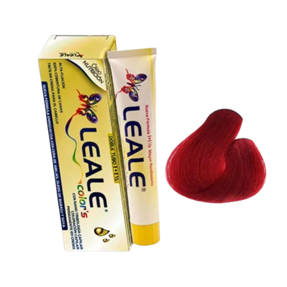 Tinte Leale x2 tubos 8/66 Rojo Shangai