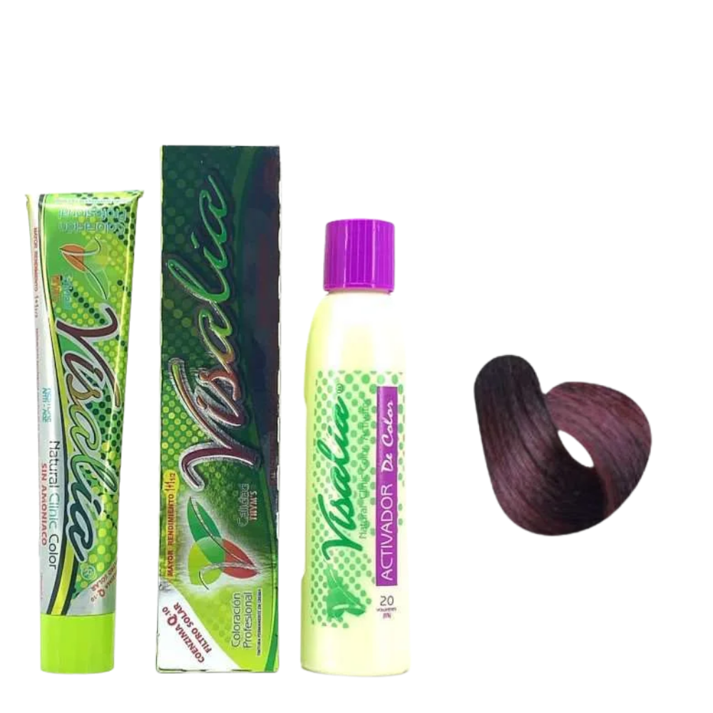 Tinte sin Amoniaco Visalia 5.7 Borgoña