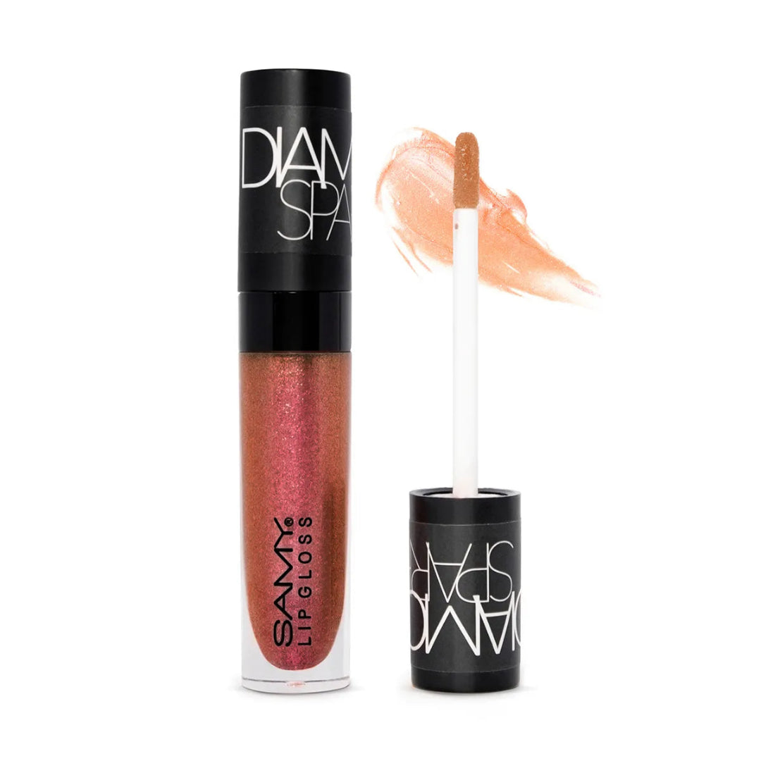 Brillo De Labios Diamond Sparks  Rose Samy