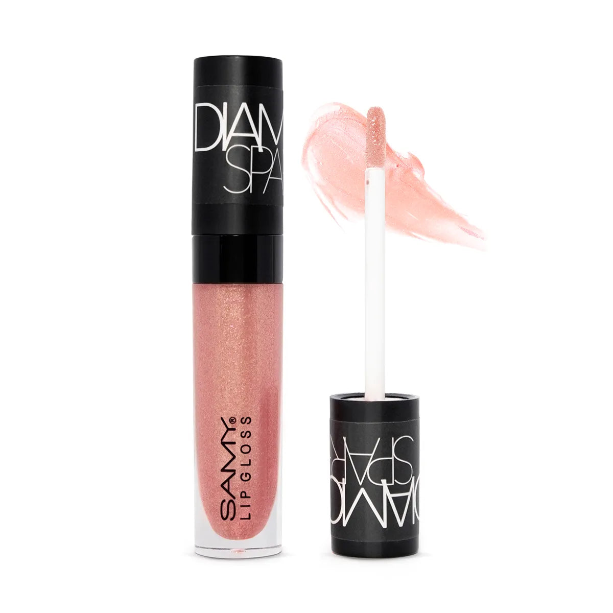 Brillo De Labios Diamond Sparks Palo de Rosa Samy