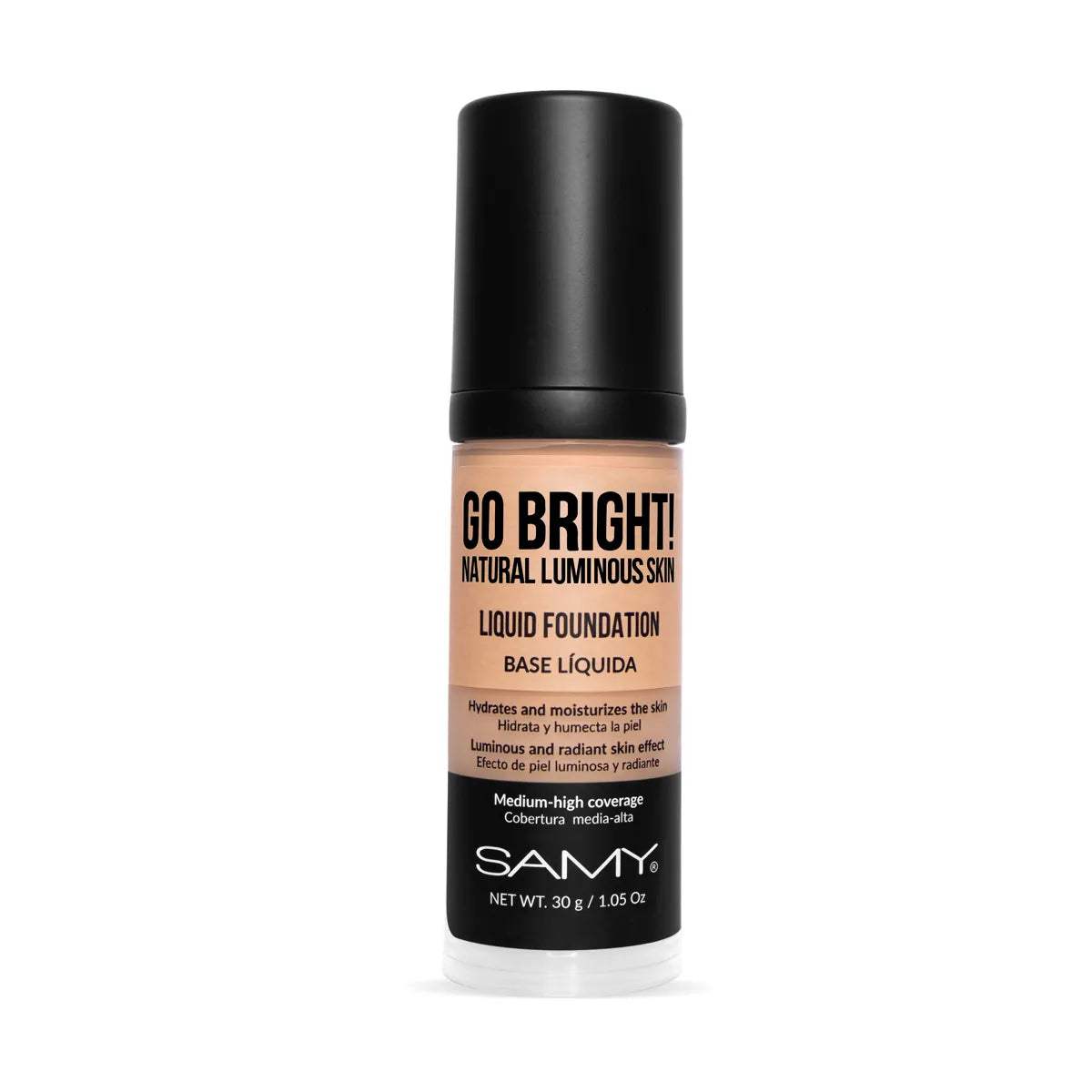 Base Líquida Go Bright Medium Tan! Samy