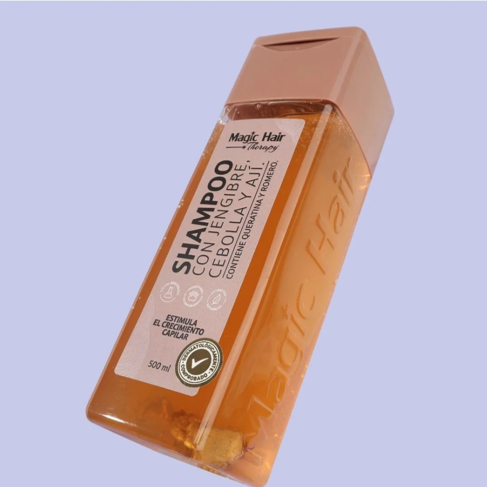Shampoo con jengibre cebolla y ají 500ml