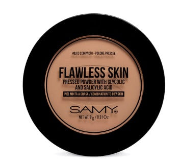 Polvo Compacto Piel Mixta A Grasa  Neutral Tan Samy