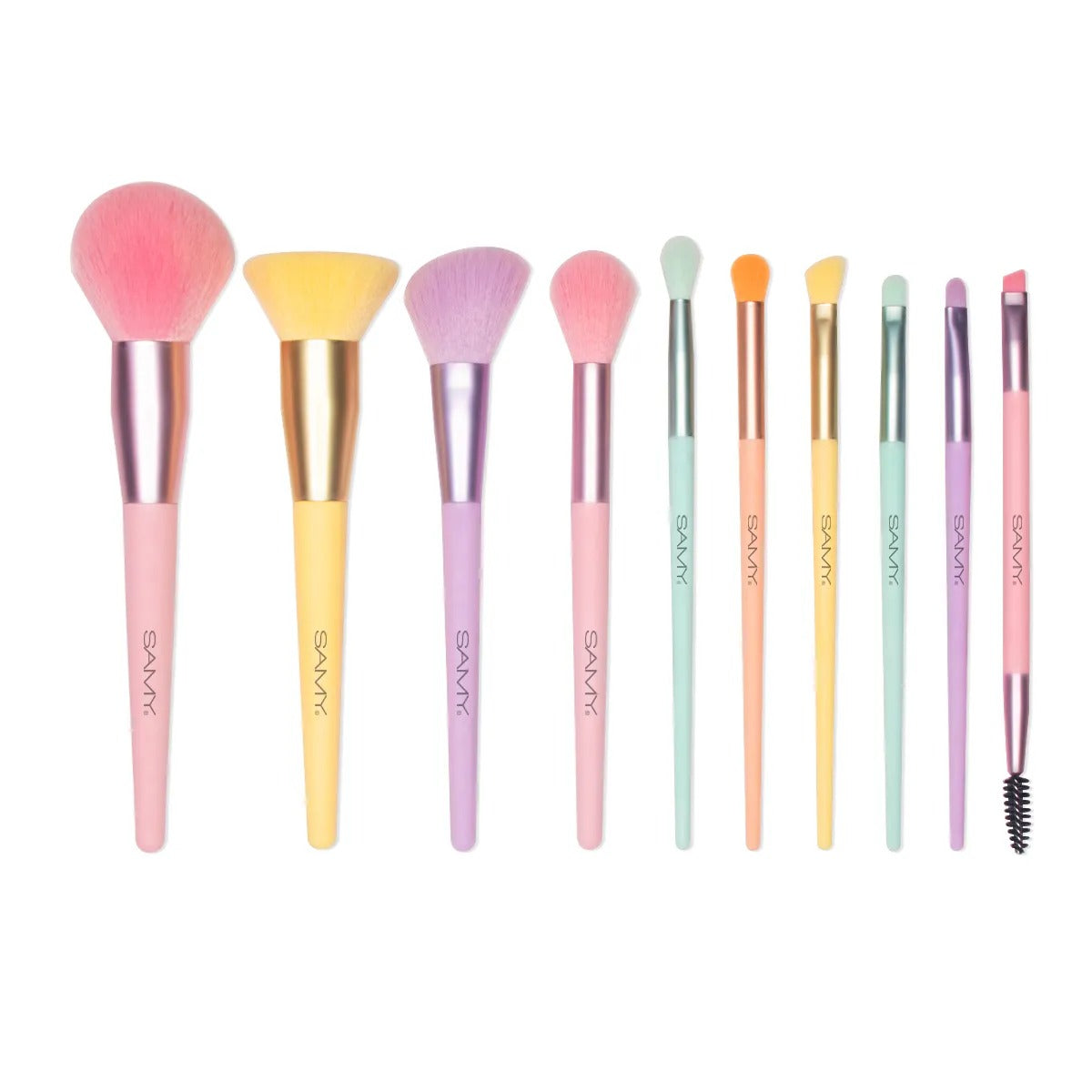 Set de brochas x 10 und Rainbow Collection