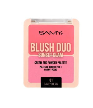 Rubor 2 en 1 Sunset Glam  Candy Cream Samy
