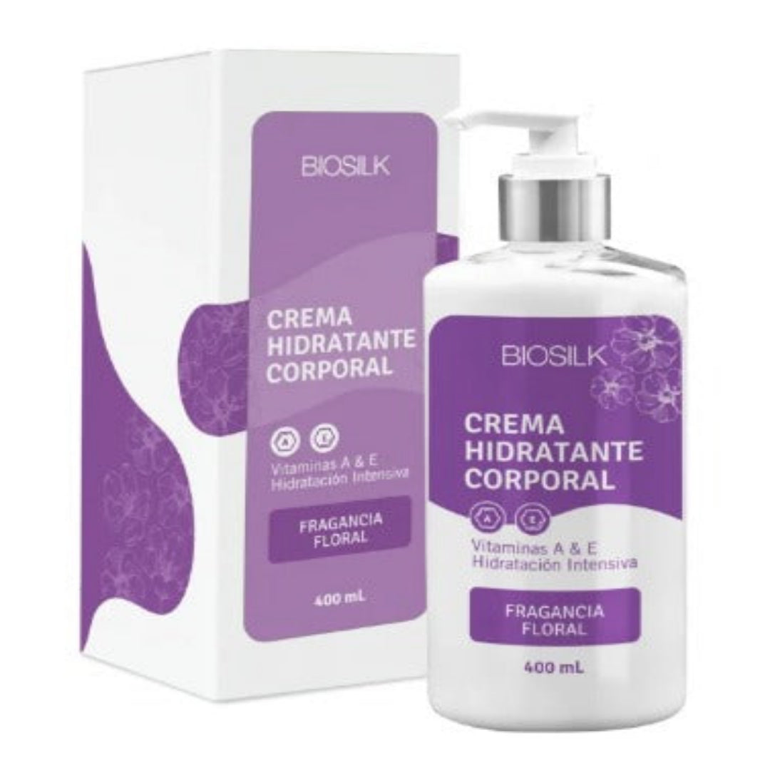 Crema Manos y Cuerpo Vitaminas A & E Floral Biosilk