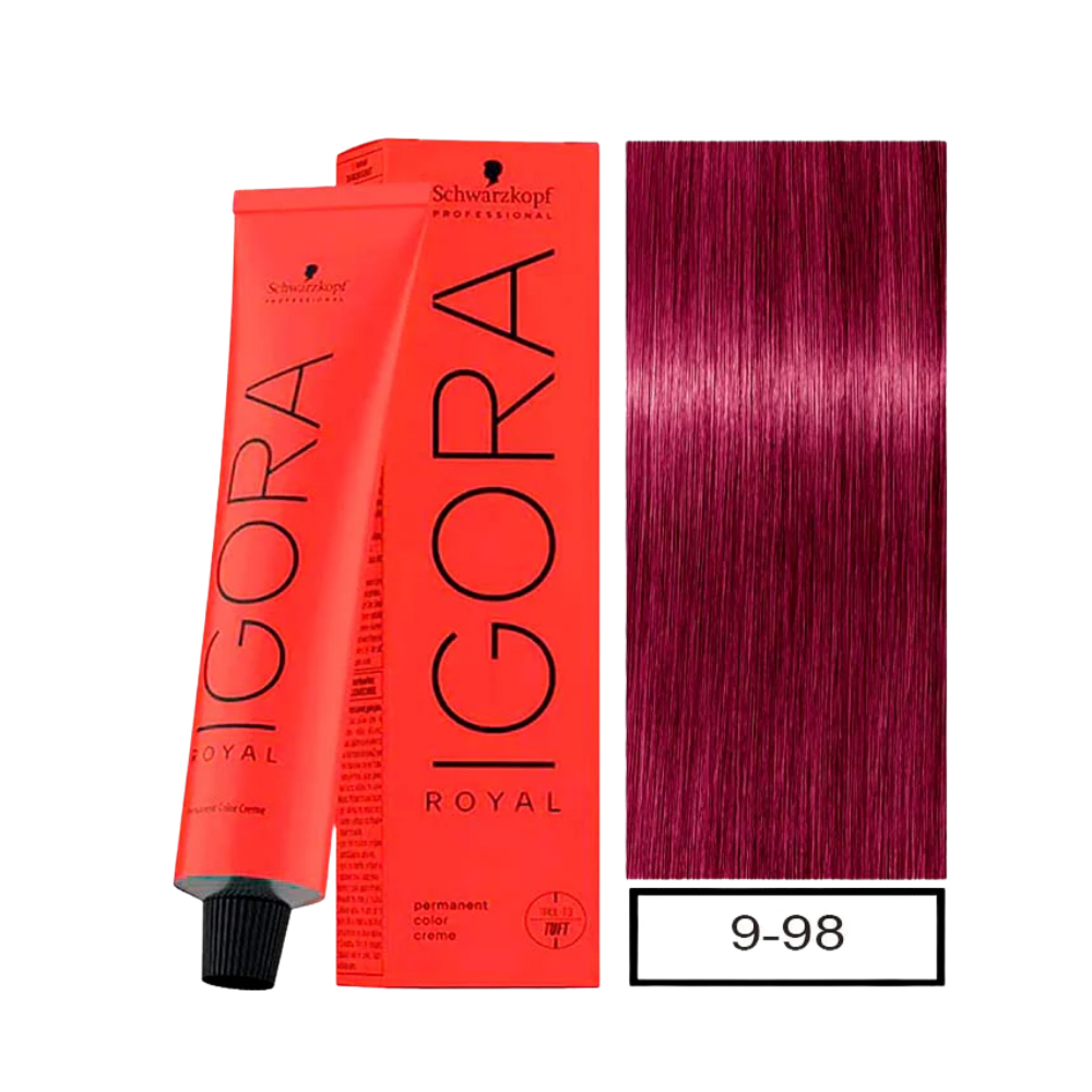 9.98 rubio muy claro Violeta rojizo