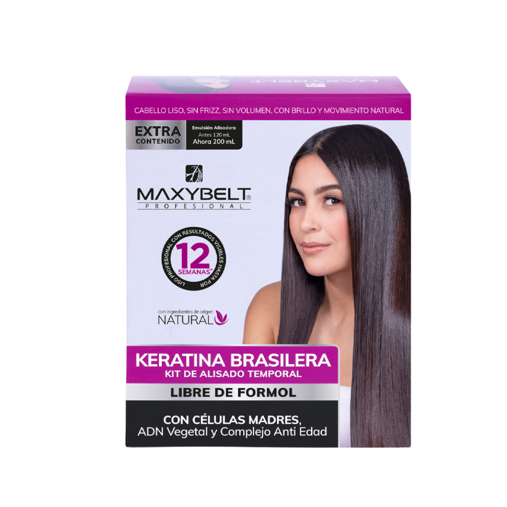 Keratina brasilera kit 4 pasos
