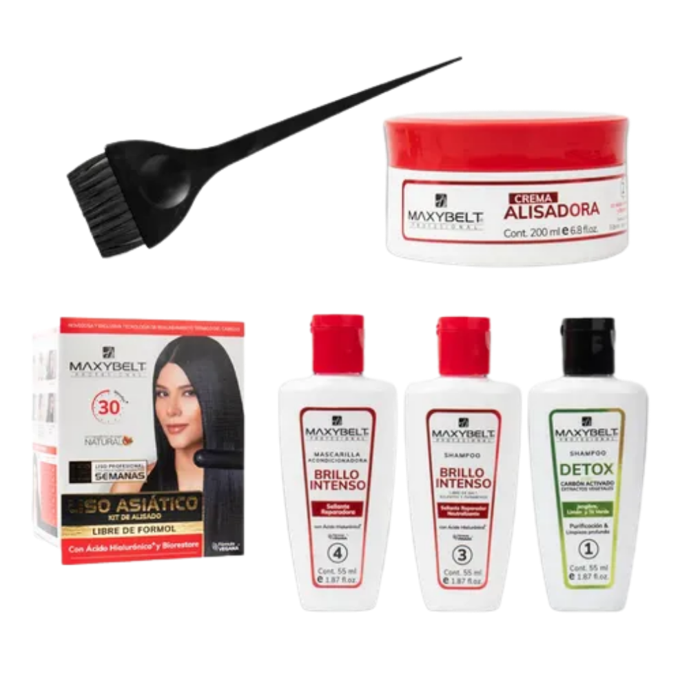 Liso asiático kit 4 pasos