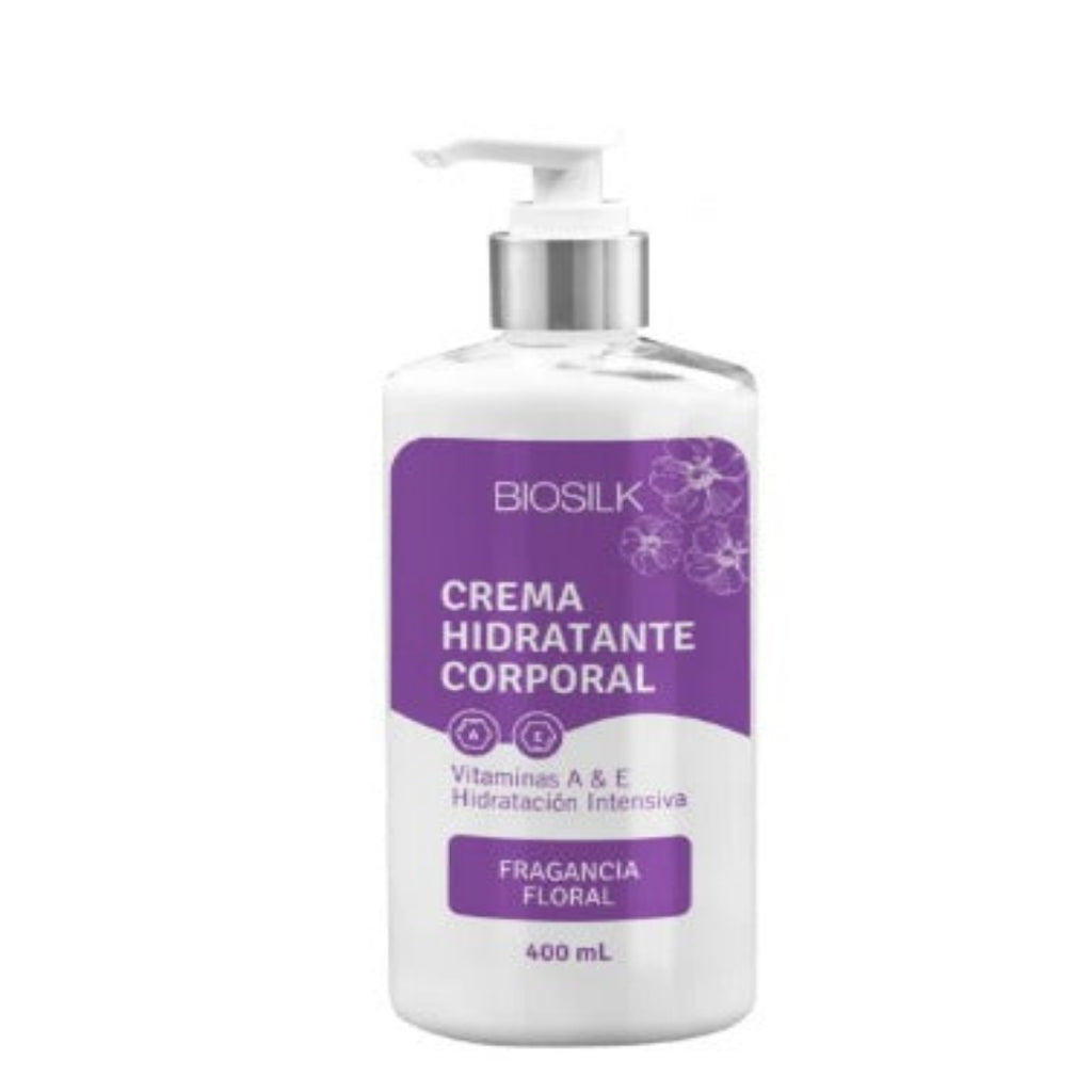 Crema Manos y Cuerpo Vitaminas A & E Floral Biosilk