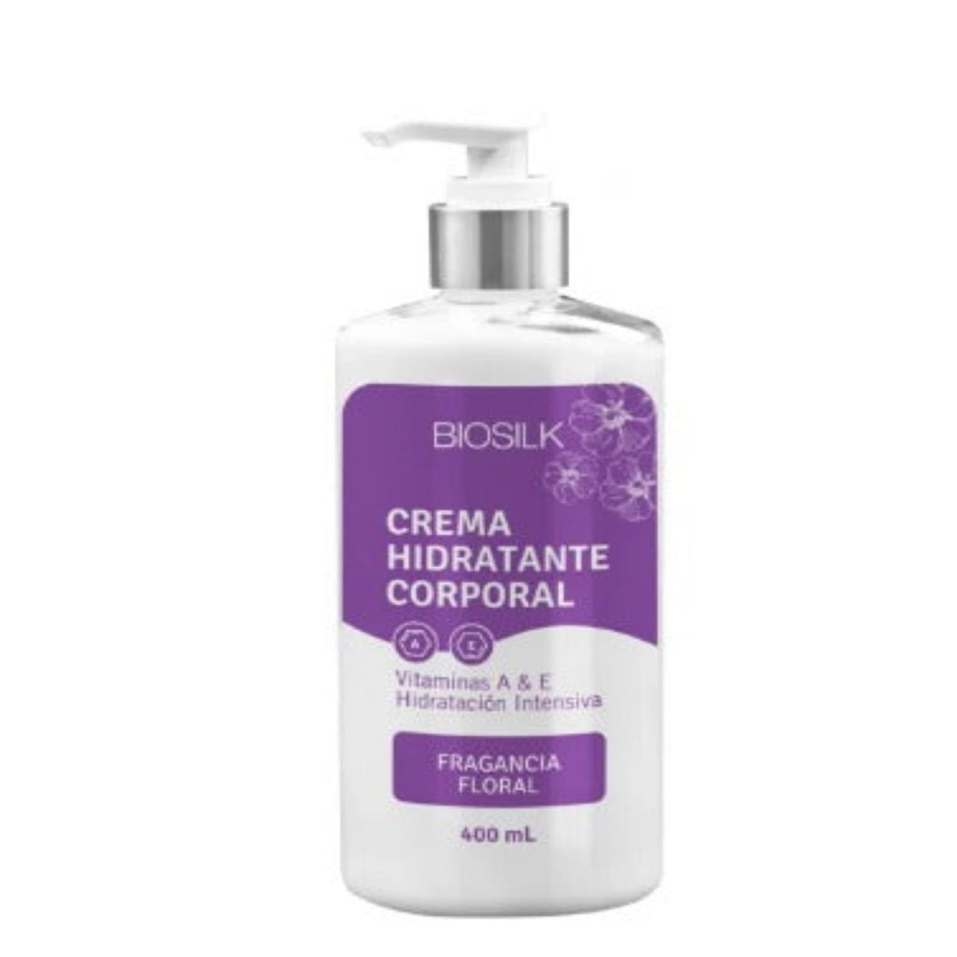 Crema Manos y Cuerpo Vitaminas A & E Floral Biosilk