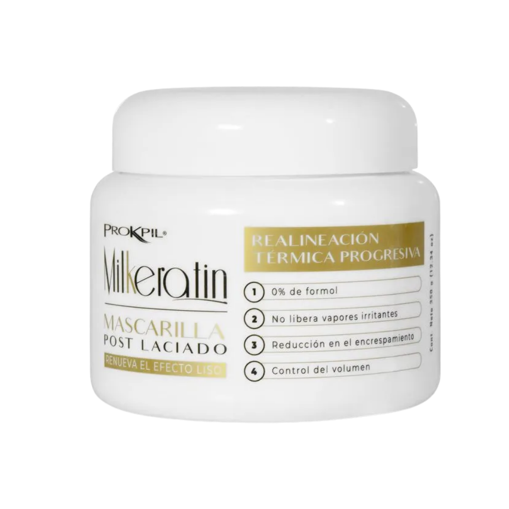 Mascarilla post alisado milkeratin 350g