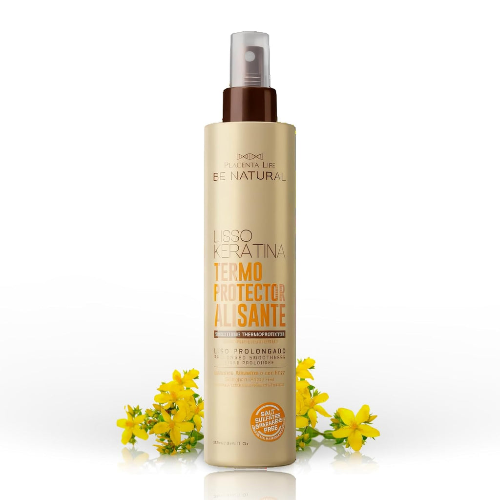 Termoprotector Be Natural Lisso Keratina Alisante 250ml