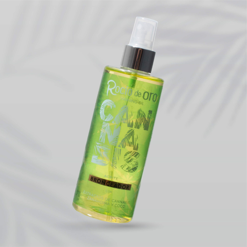 Aceite bronceador  250ml Canabis