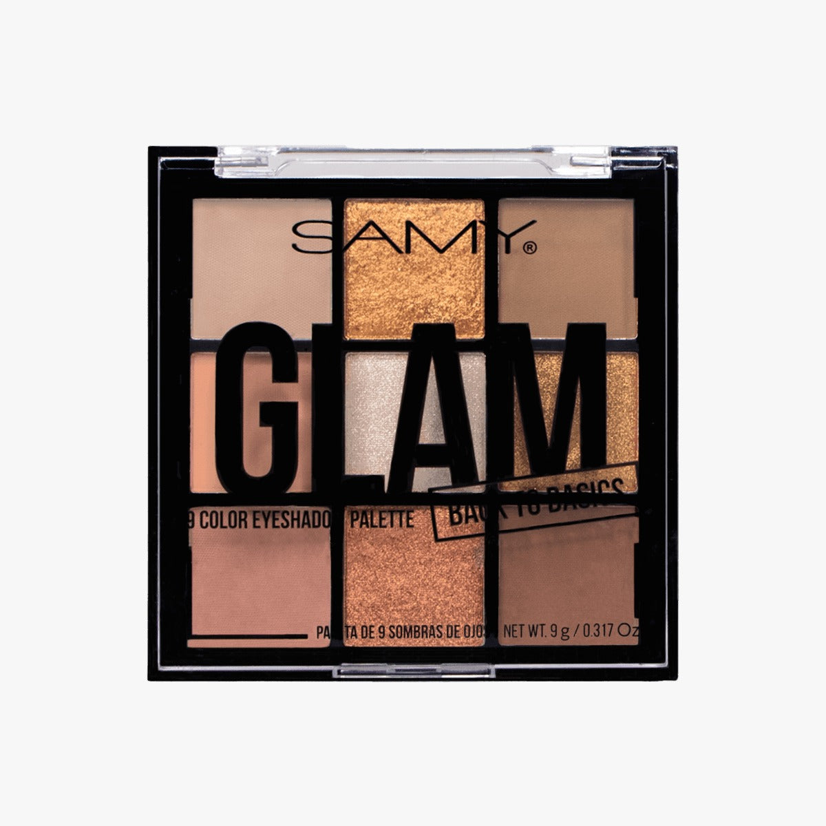 Paleta X 9 Sombras De Ojos Samy # 10. Glam