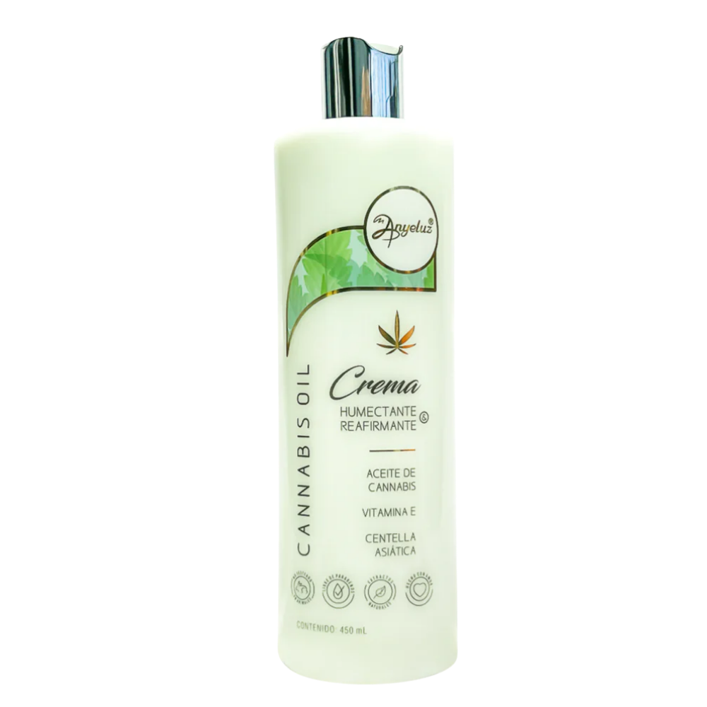 Crema Humectante y reafirmante oil cannabis 450ml