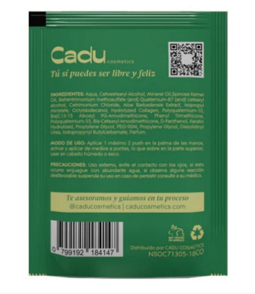 Sachet Protector Externo 30ml Cadu