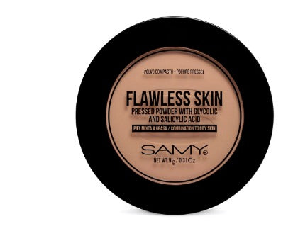 Polvo Compacto Piel Mixta A Grasa  Medium Tan Samy