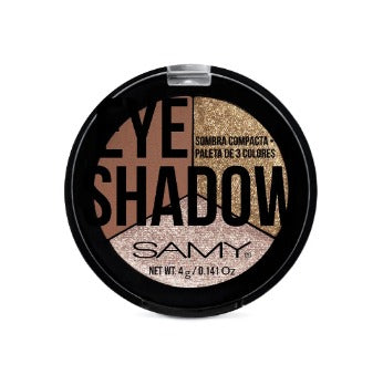 Sombra Compacta Trio Nude Glam Samy