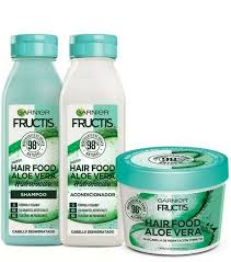 Combo Hair Food Garnier Aloe Vera