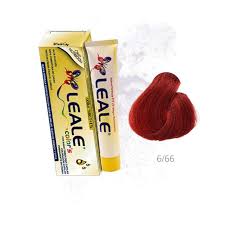 Tinte Leale 2 Tubos 6.66 Rubio Oscuro Rojo Intenso Rojo Vino