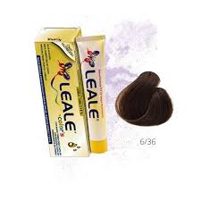 Tinte Leale 2 Tubos 6.36 Rubio Oscuro Dorado Rojizo Chocolate