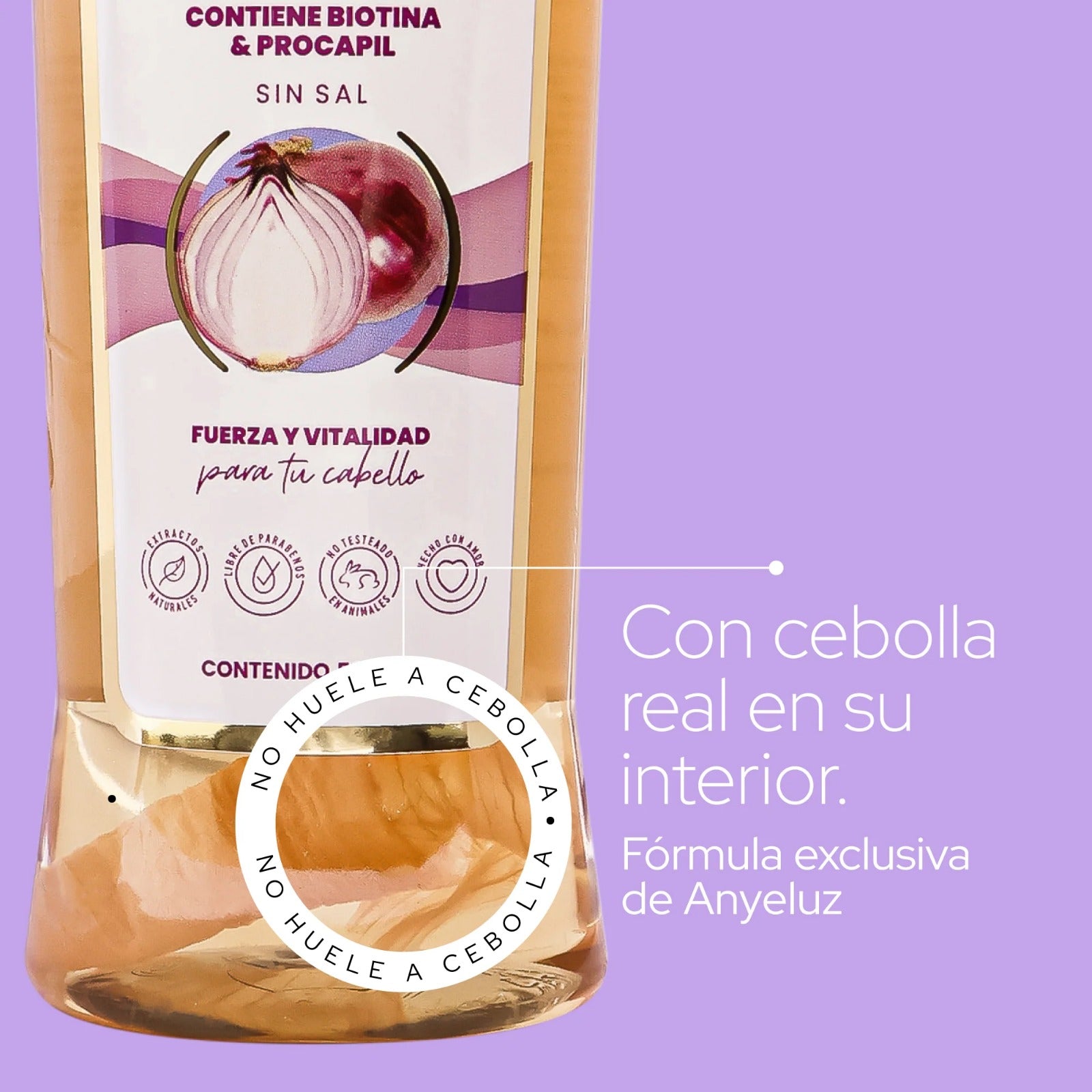 Shampoo Con Cebolla Anyeluz