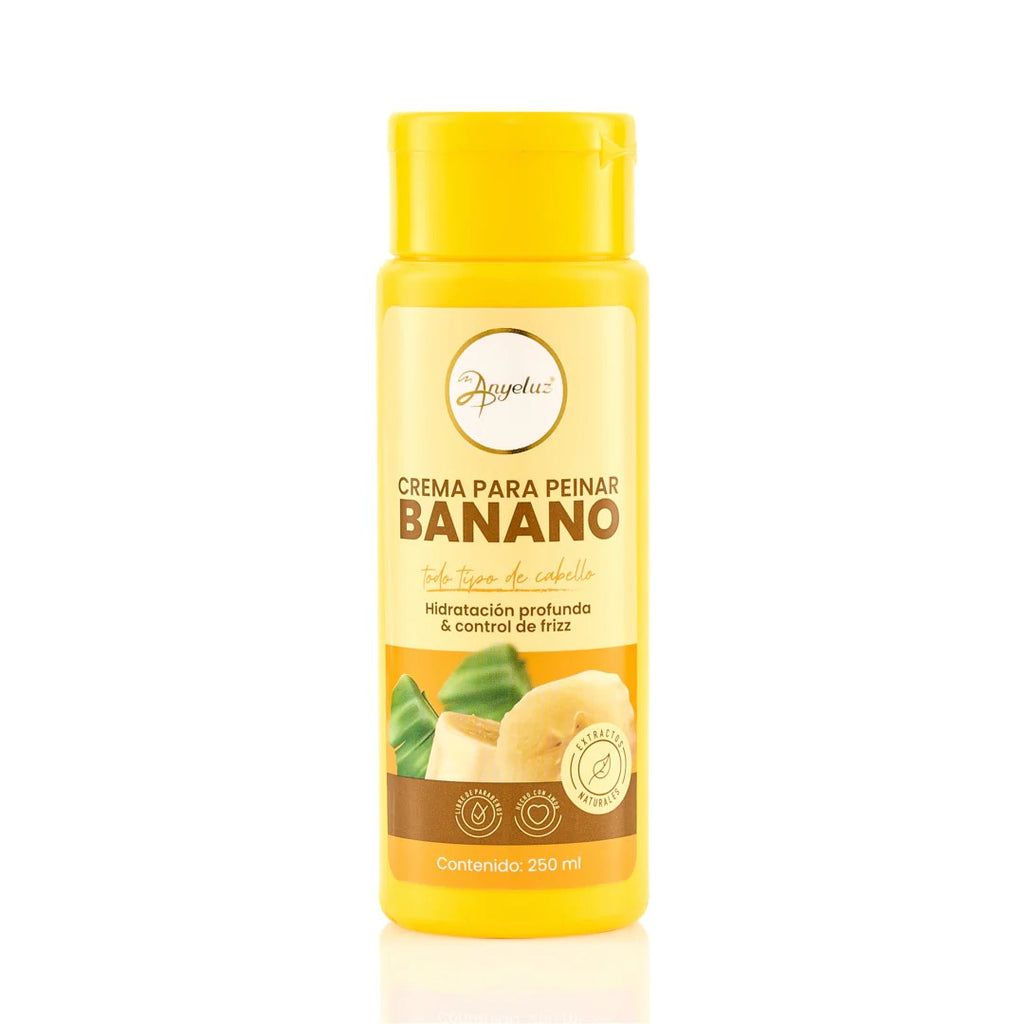 Crema Para Peinar Con Banano Anyeluz