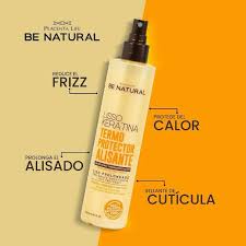 Termoprotector Be Natural Lisso Keratina Alisante 250ml