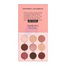 Paleta x 9 Sombras De Ojos Samy #9. Rose (7.5g)